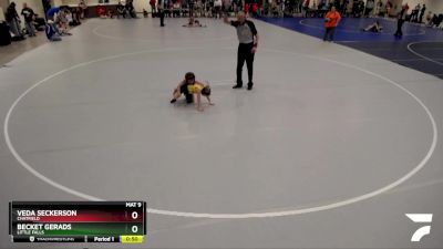 50 lbs Round 2 - Becket Gerads, Little Falls vs Veda Seckerson, Chatfield