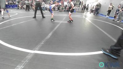 61 lbs Quarterfinal - Rex Stewart, Shelton Wrestling Academy vs Huxley Kelton, Harrah Little League Wrestling