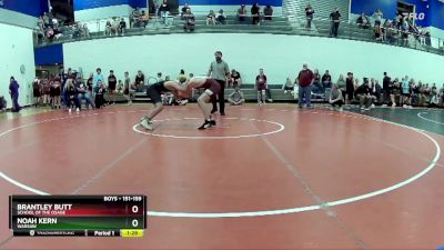 151-159 lbs Semifinal - Noah Kern, Warsaw vs Brantley Butt, School Of The Osage