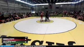 182 lbs Placement Matches (8 Team) - Derrick Steinke, Minnesota Red vs De`Alcapon Veazy, Indiana Gold