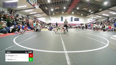 66 lbs Semifinal - Oak Wright, Dark Cloud Wrestling Club vs Isaac Glover, Brushy Wrestling Club