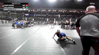 85 lbs Round Of 32 - Dante Rhodes, Hanover Park vs Luca Lopresti, Dragon Rtc