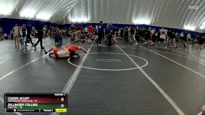 120 lbs Round 7 (8 Team) - Caden Acuff, Crossroads Wrestling vs Dillinger Collins, Noke RTC