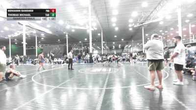 147 lbs Quarterfinal - Benjamin Bansner, Parabellum Wrestling Academy- HSC vs Thomas Michael, Takedown Sports - HSC