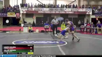126 lbs Champ. Round 1 - Miller Brown, Oldham County vs Jason Holden, Campbell County