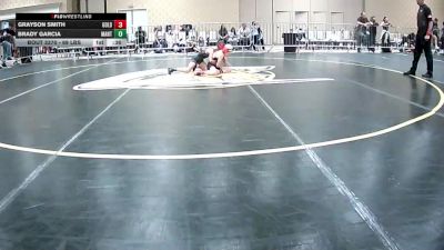 69 lbs Consi Of 16 #2 - Grayson Smith, Gold Rush Wr Ac vs Brady Garcia, Mantanona TC