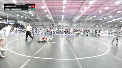 80 lbs Rr Rnd 3 - Drew Elliott, Shore Thing Sharks vs Logan Caravaggio, Iron Faith Wrestling