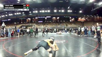 120 lbs 5th Place Match - Isaac Jung, West Forsyth vs Nate Manos, Athens Christian