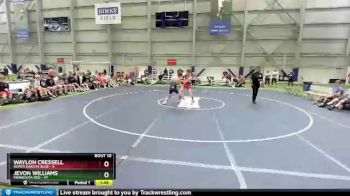 152 lbs Round 3 (8 Team) - Waylon Cressell, North Dakota Blue vs Jevon Williams, Minnesota Red