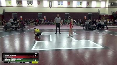 110 lbs Cons. Round 2 - Anya Rivera, Williamsburg vs Neyva Alberhasky, Louisa-Muscatine