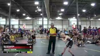 60 lbs Round 5 (6 Team) - Eli Schaefer, Team Gotcha vs Wesley Martin, American Gladiators-Blue