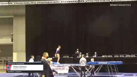 Chloe Zamora - Individual Trampoline, Airborne Colorado - 2021 USA Gymnastics Championships