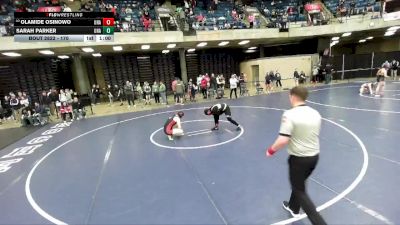 170 lbs Cons. Round 3 - Olamide Osinowo, Unattached vs Sarah Parker, Unattached