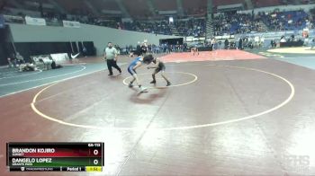 6A-113 lbs Champ. Round 1 - DAngelo Lopez, Grants Pass vs Brandon Kojiro, Sunset