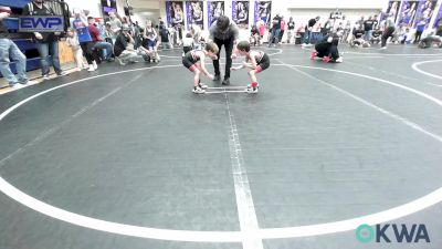 46 lbs Consi Of 8 #2 - Kase Pearson, Hinton Takedown Club vs Carver Pearson, Hinton Takedown Club