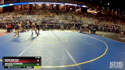 1A 182 lbs Cons. Round 1 - Kevin Breton, Mater Lakes Academy vs Bryson Schirmer, Rutherford