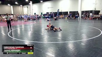 106 lbs Round 4 (6 Team) - Christopher Thompson, Seneca Fighting Irish vs Thomas Hernandez, Foxfire Wrestling Club RED