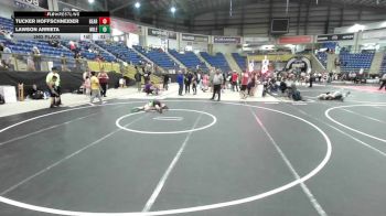 81 lbs 2nd Place - Tucker Hoffschneider, Bear Cave WC vs Lawson Arrieta, Mile High WC