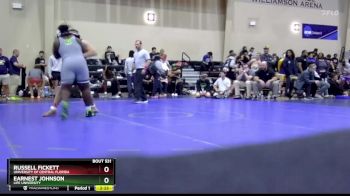 285 lbs Quarterfinal - Russell Fickett, University Of Central Florida vs Earnest Johnson, Life University