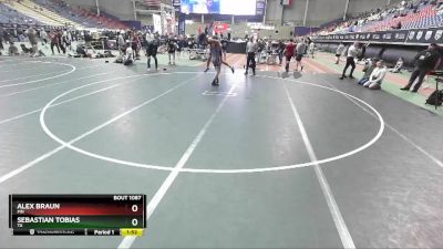 145 lbs Champ. Round 2 - Alex Braun, MN vs Sebastian Tobias, TX