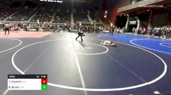 65 lbs Round Of 16 - Taevyn Kovatch, North Montana vs Barrett Bruch, Torrington WC