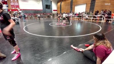 111-119 lbs Quarterfinal - Mattea Garcia, Worland Middle School vs Novah Snow, Casper Classic Academy