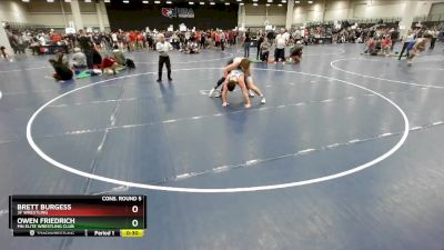 150 lbs Cons. Round 5 - Owen Friedrich, MN Elite Wrestling Club vs Brett Burgess, 3F Wrestling