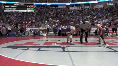 160 lbs Semifinal - Gavin Ciampoli, Altoona vs Jonny O'Brien, North Penn