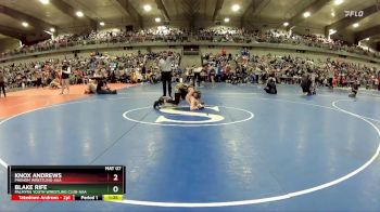 100 lbs Champ. Round 1 - Knox Andrews, Phenom Wrestling-AAA vs Blake Rife, Palmyra Youth Wrestling Club-AAA