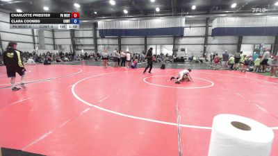 29 lbs Semifinal - Charlotte Priester, PA West White - W vs Clara Coombs, Cowtown - W