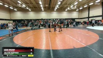 144B Round 2 - Jesse Brown, Greybull/Riverside vs Hector Martinez, Campbell County