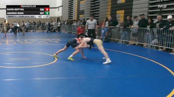 125Black lbs Rr Rnd 1 - Davis Motyka, Penn vs Andrew Binni, Navy