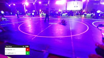 53 lbs 2nd Place - Braxton Moore, Unattached vs Kruz Lathrum, The Best Wrestler