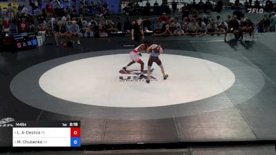 144 lbs 3rd Place - Luis Alberto-Desilva, PA vs Maksym Chubenko, OH