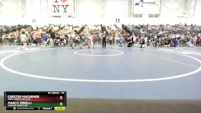 75 lbs Cons. Round 4 - Marco Minelli, Minisink Wrestling vs Chester Machemer, WRCL Wrestling Club
