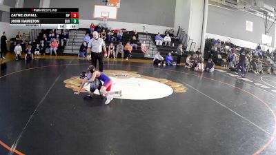 85 lbs Round 1 - John Hamilton, Burrell vs Zayne Zufall, Mt. Pleasant
