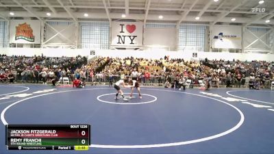 75 lbs Champ. Round 2 - Jackson Fitzgerald, Hilton Jr Cadets Wrestling Club vs Remy Franchi, 5th Round Wrestling