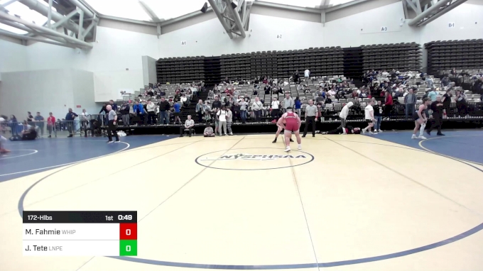 172-H lbs Consi Of 32 #2 - Michael Fahmie, Whippany Park High School vs ...