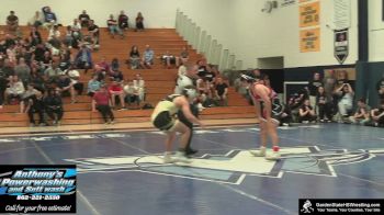 Boys-176 lbs Semifinal - William Capizzi, Brower`s Brawlers vs Dimitrios Mihalakakos, Nick`s Knights
