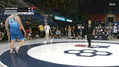 285 lbs Champ. Rd Of 64 - Calvin Graham, MT vs Harland Begg, MI