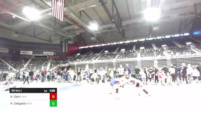 130 lbs Rr Rnd 1 - Kylie Geis, Thermopolis WC vs Karen Delgado, Bear Creek Jr. Wrestling