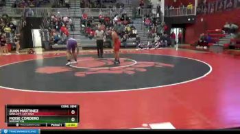 195 lbs Cons. Semi - Juan Martinez, Iowa City, City High vs Moise Cordero, Burlington