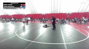 71 lbs 3rd Place Match - Henry Lorenz, BGC vs Owen Rodriguez, Smooth Moves Wrestling Club