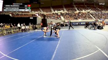 107-D1 Quarterfinal - Anette Gastelum, Ironwood Ridge High School vs Athea Valenzuela, Desert Ridge High School