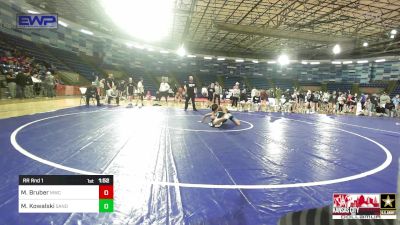 106-A lbs Rr Rnd 1 - Mason Bruber, MWC Wrestling Academy vs Michael Kowalski, Sanderson Wrestling Academy