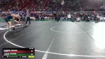 5A 145 lbs Semifinal - Logan Shaver, Meridian vs Gabriel Brown, Capital