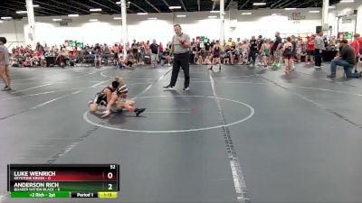 52 lbs Round 3 (6 Team) - Luke Wenrich, Keystone Krush vs Anderson Rich, Quaker Nation Black