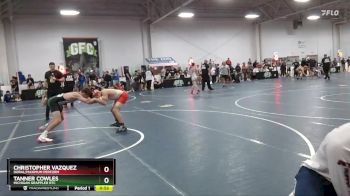 120 lbs Cons. Round 1 - Christopher Vazquez, Doral/Maximum Perform vs Tanner Cowles, Michigan Grappler RTC