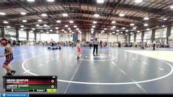 52 lbs Rd# 5- 3:45pm Friday Final Pool - Landyn Schadt, Iowa Black vs Arash Quayumi, Crass Trained