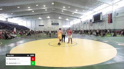 190 lbs Consolation - Steve Sanchez, Pride WC vs Gage Jonovich, Mavericks WC